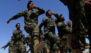 Afghan army cadets